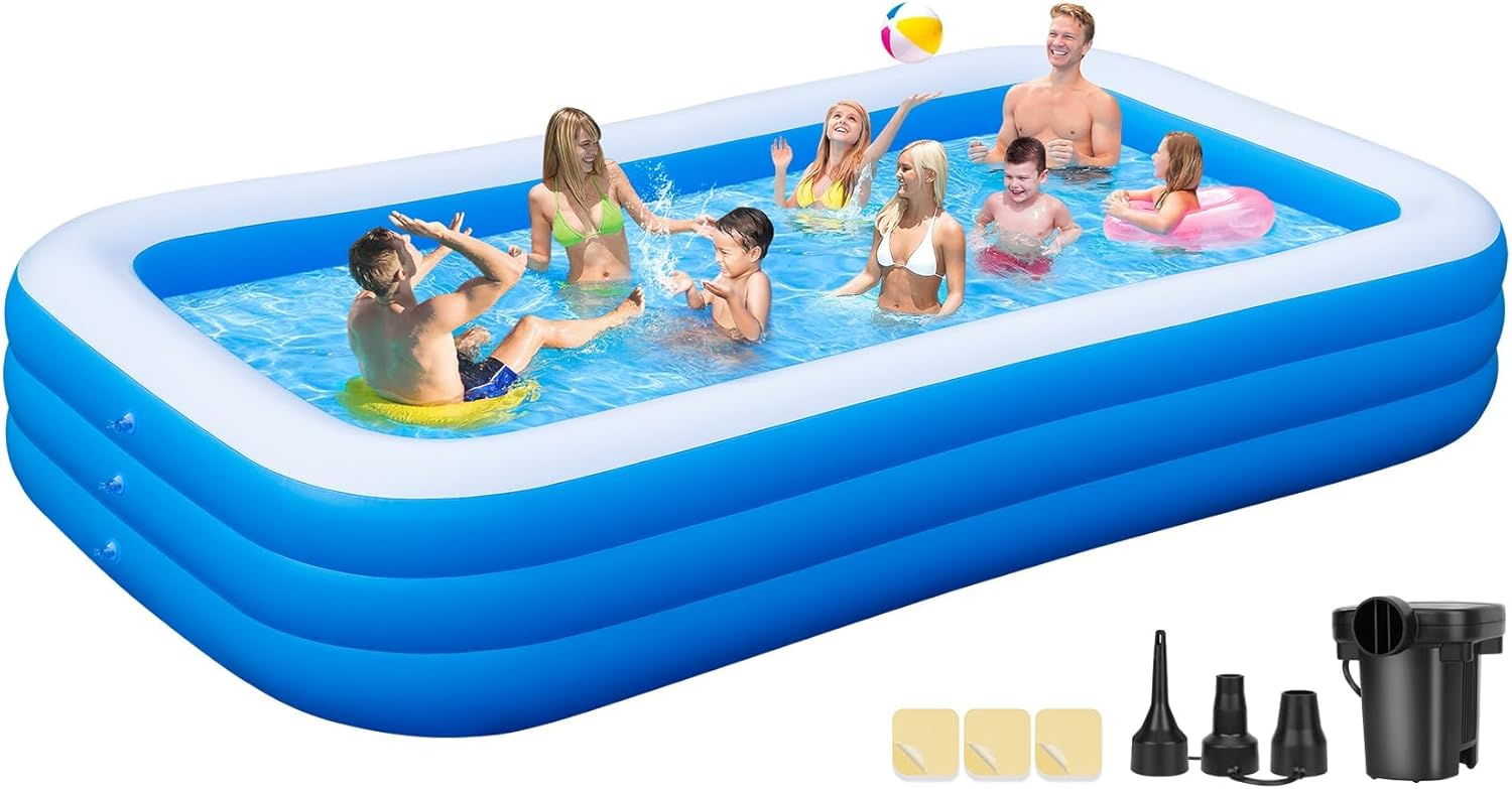 Asbyme Inflatable Swimming Pool