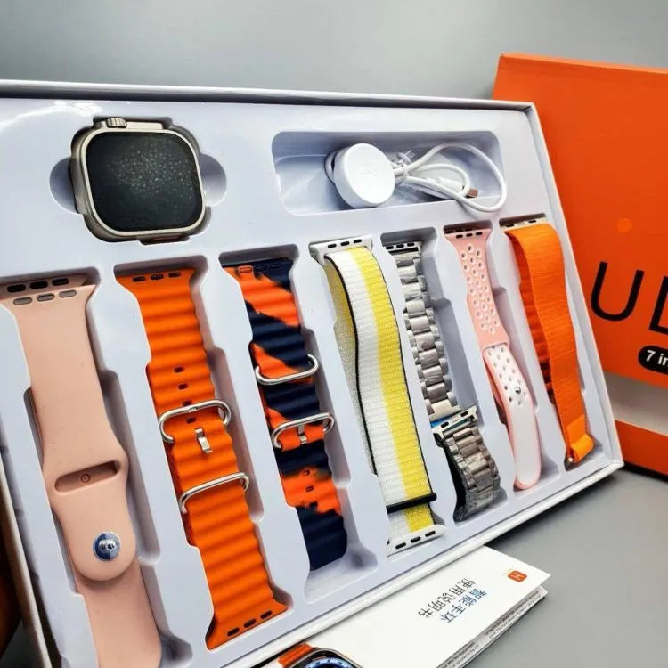 Ultra Smart watch 7 in 1 | 7 strap and 1 watch
